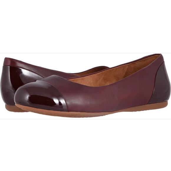 Softwalk Women's  Sonoma Cap Toe Size 10W  Dark Red Leather. MSRP $99.00 - Picture 3 of 5